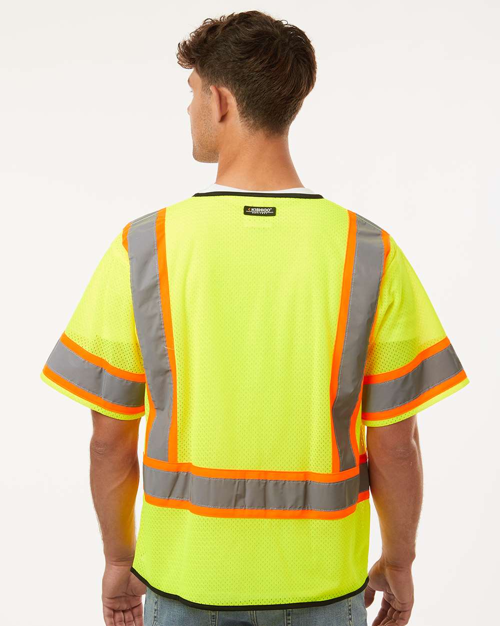 Unisex Class 3 Mesh Zippered Vest