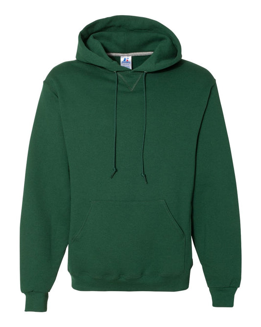 Russell Athletic Dri Power Hooded Sweatshirt, XL, Dark Green