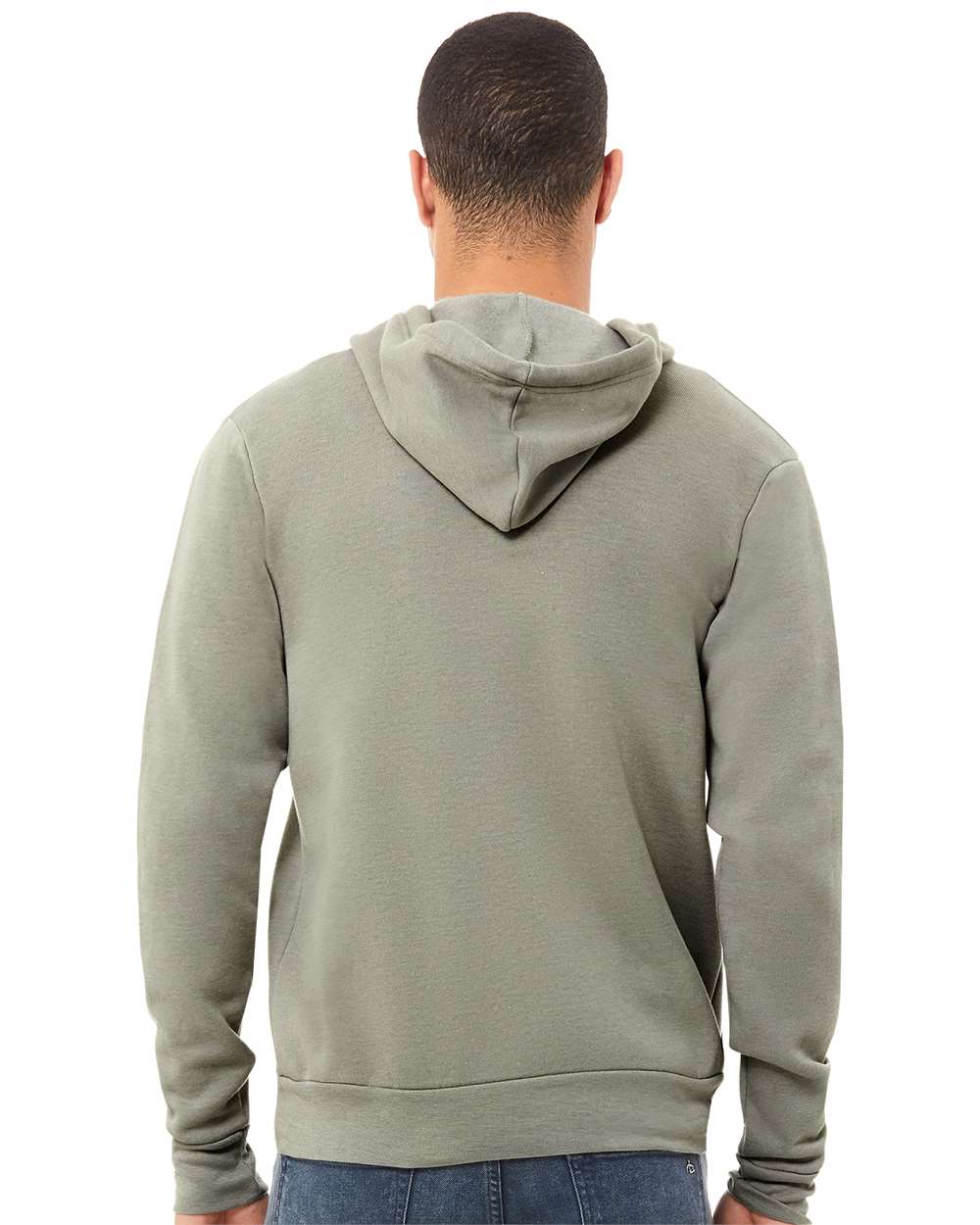 Unisex Sponge Fleece Full-Zip Hoodie Sweatshirt