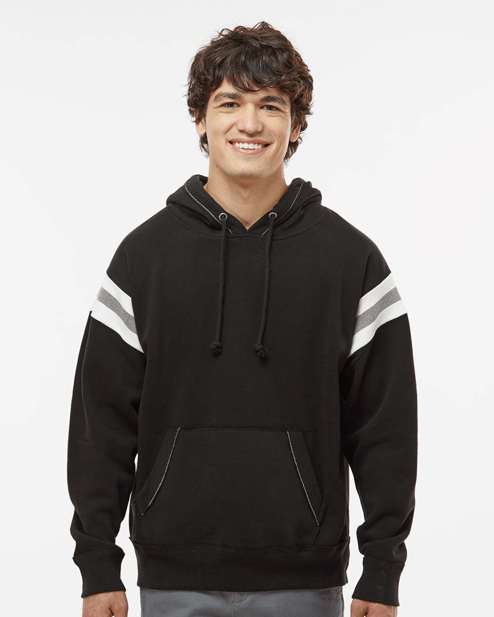Men's Vintage Athletic Hooded Sweatshirt