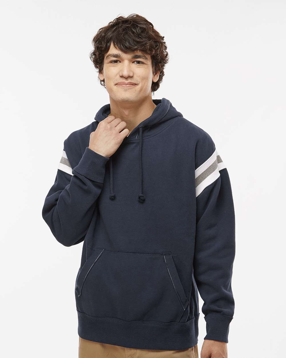 Men's Vintage Athletic Hooded Sweatshirt
