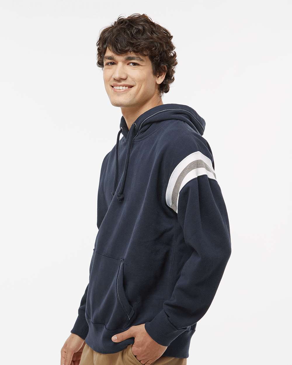 Men's Vintage Athletic Hooded Sweatshirt