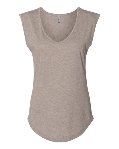 Next Level 5040 Women Festival Sleeveless Deep t-V-Neck T-Shirt