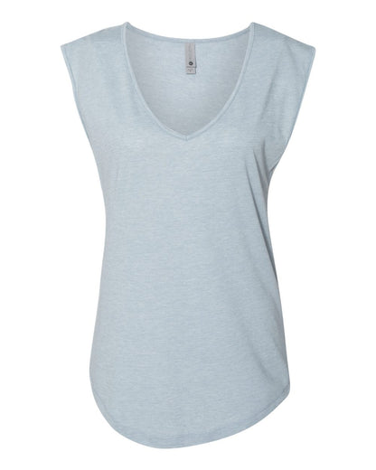 Next Level 5040 Women Festival Sleeveless Deep t-V-Neck T-Shirt