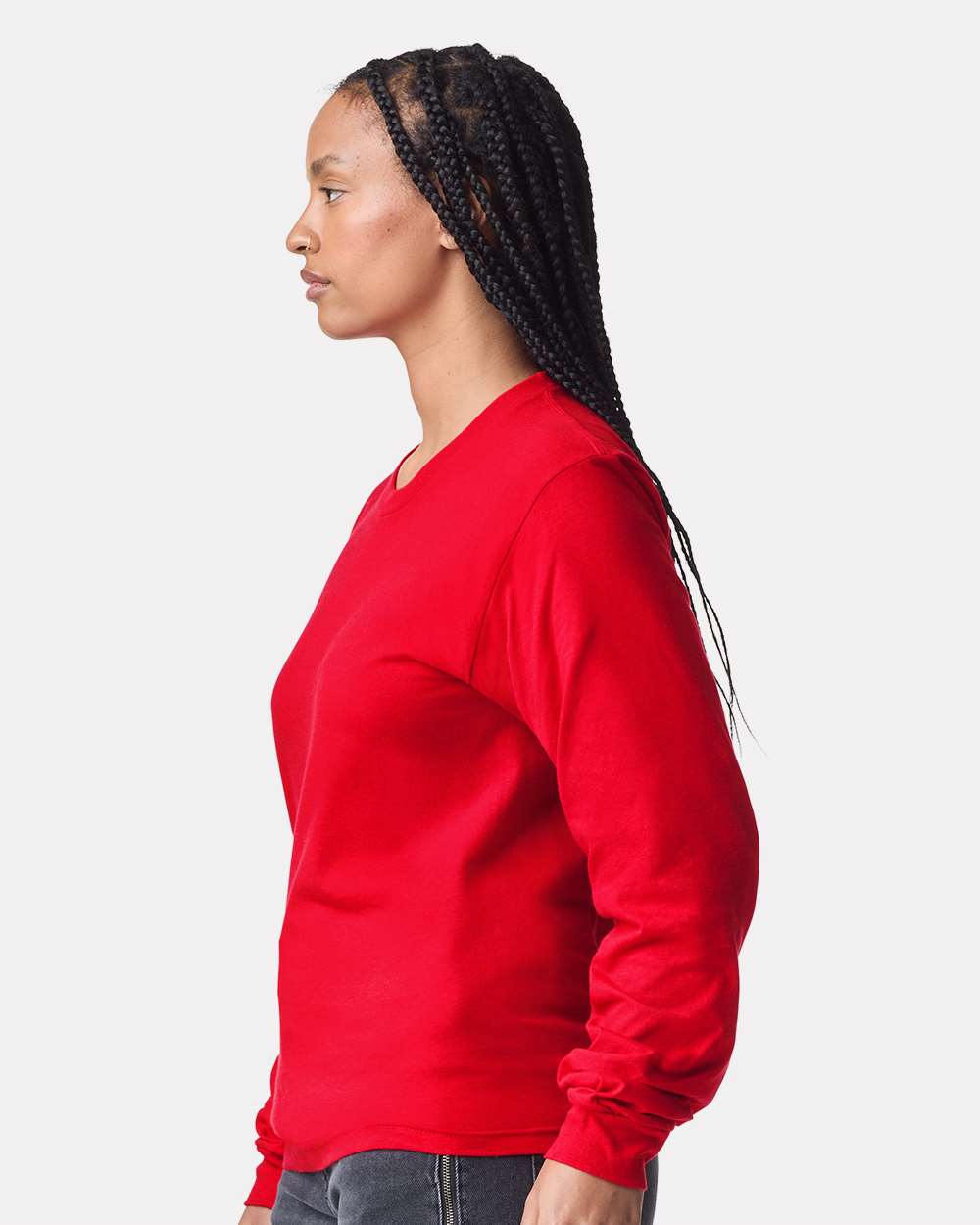 Unisex Fine Jersey Long Sleeve Tee
