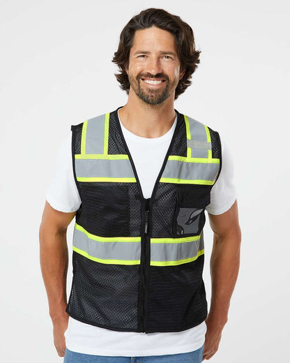 Kishigo EV SeriesÂ® Enhanced Visibility 3 Pocket Mesh Vest