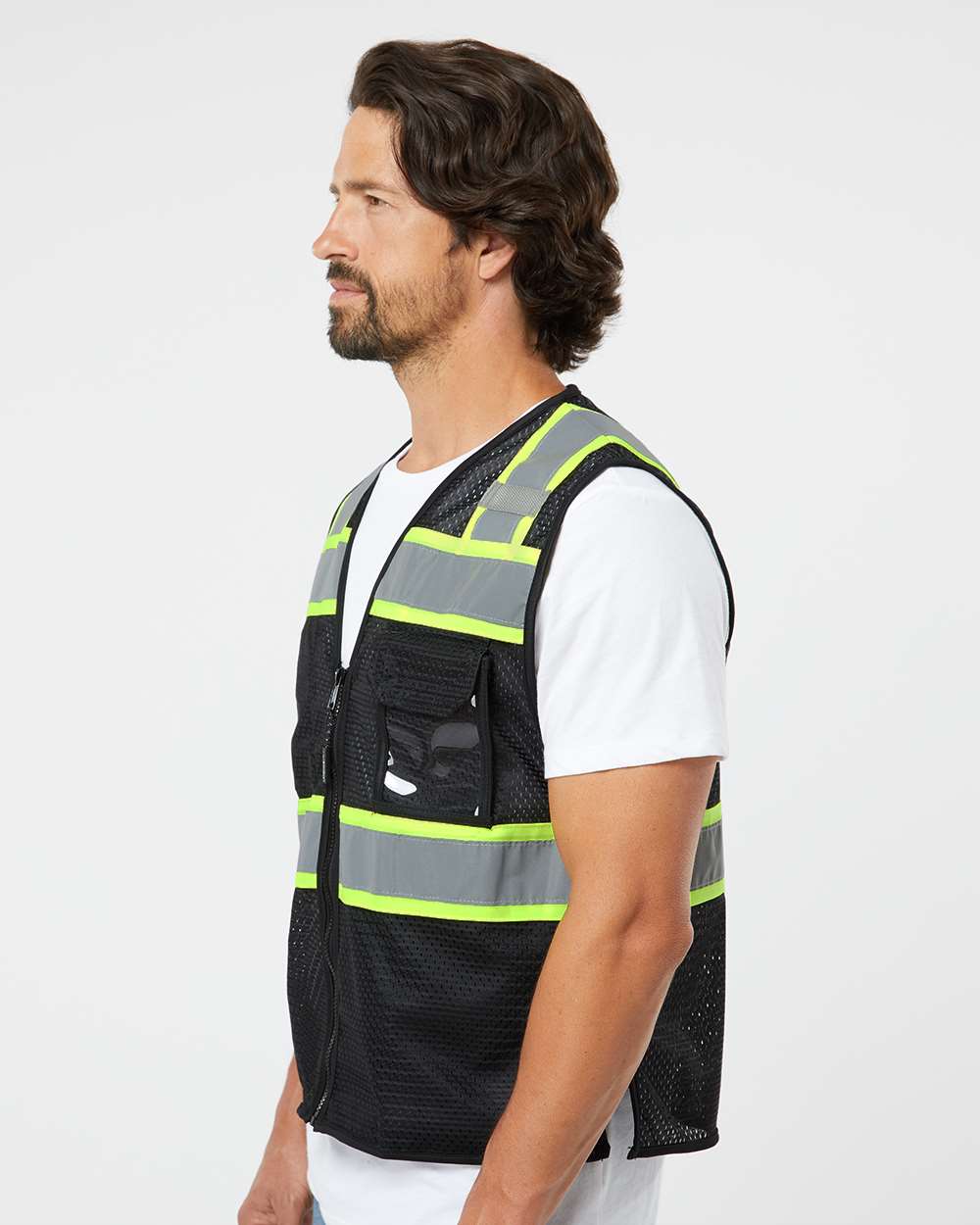 Unisex EV SeriesÃ‚Â® Enhanced Visibility 3 Pocket Mesh Vest