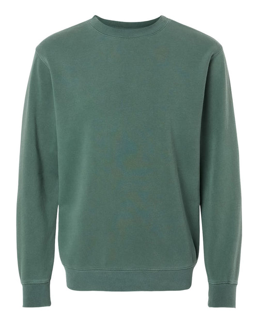 Independent Trading Co. - Midweight Pigment-Dyed Crewneck Sweatshirt - PRM3500 - M - Pigment Alpine Green