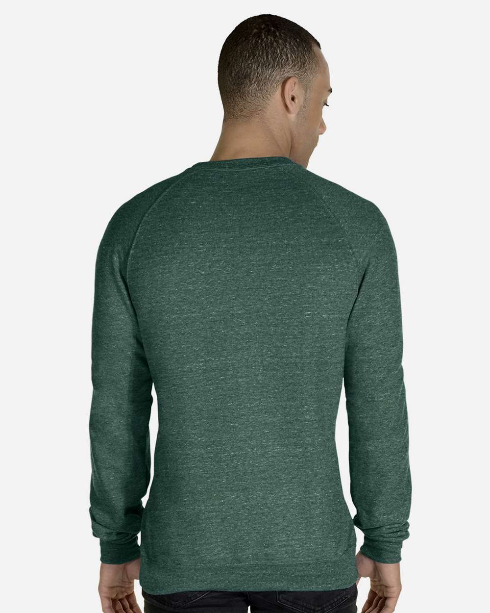 Unisex Snow Heather French Terry Crewneck Sweatshirt
