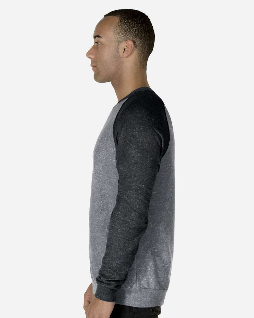 Unisex Snow Heather French Terry Crewneck Sweatshirt