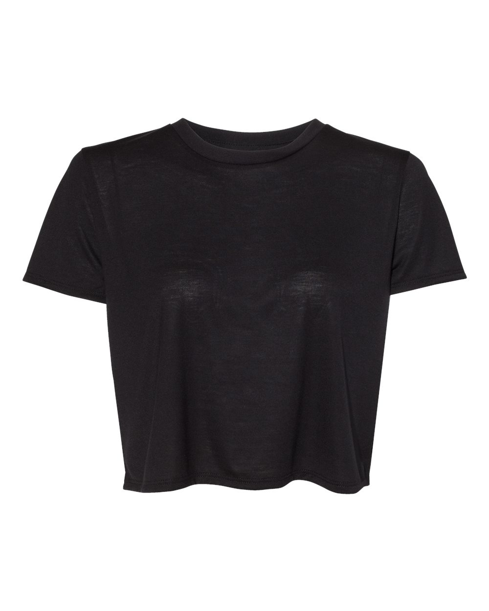 Bella Canvas Crop Tee Black