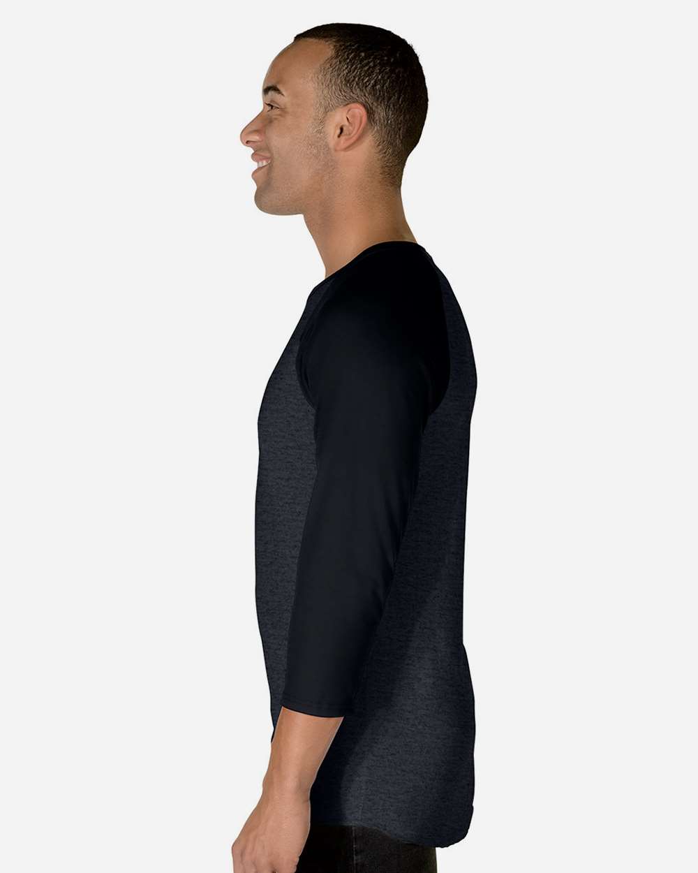 Premium Blend Ringspun Three-Quarter Sleeve Raglan Baseball T-Shirt