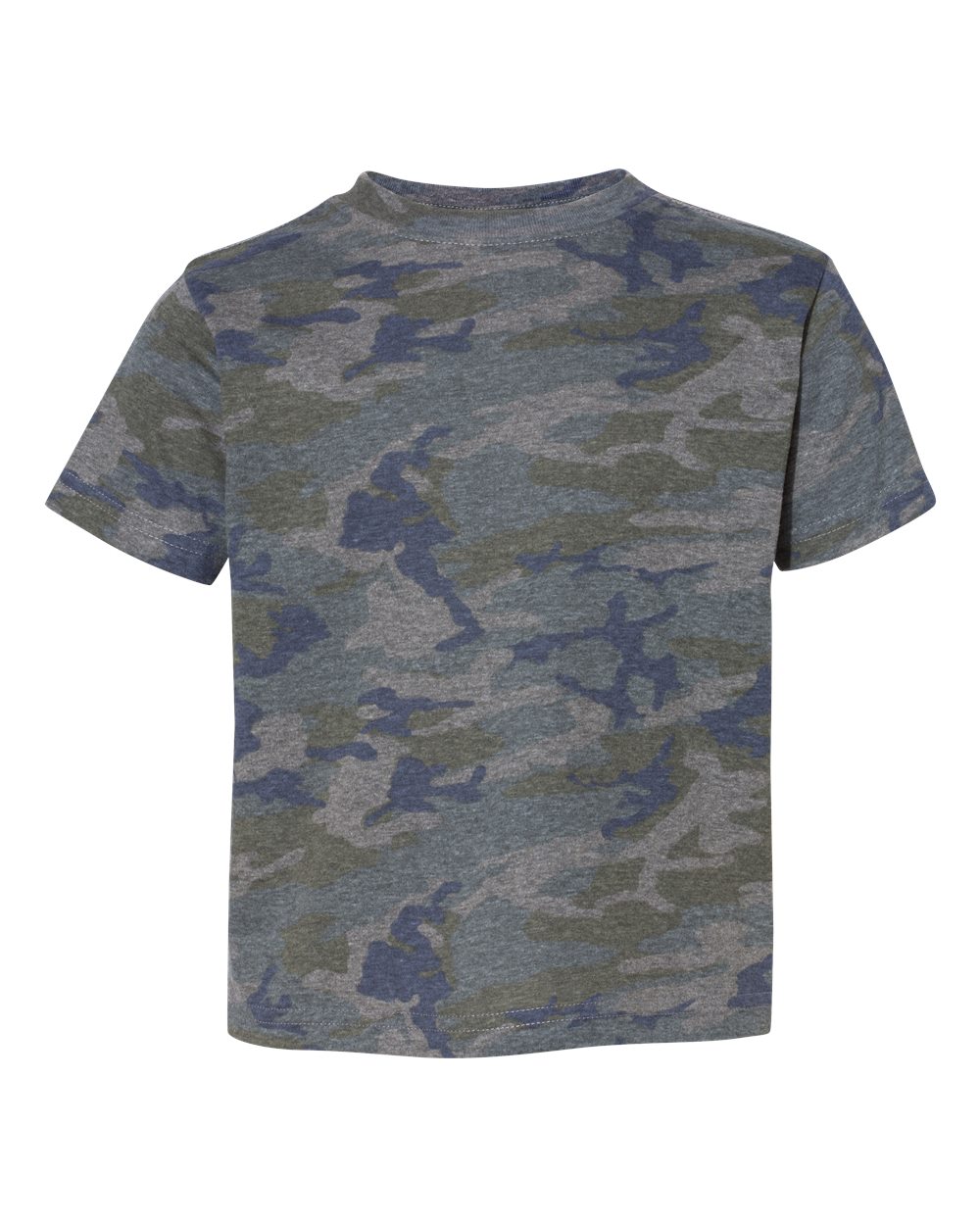 RABBIT SKINS Soft Cotton Toddler T-Shirt Boys Girls | Little Kids Tee| Blank Child Tshirt, Vintage Camo Natural, 3T