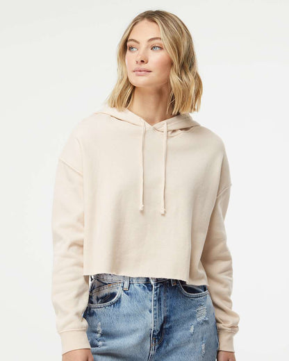 WomenÃ‚â€™s Lightweight Crop Hooded Sweatshirt