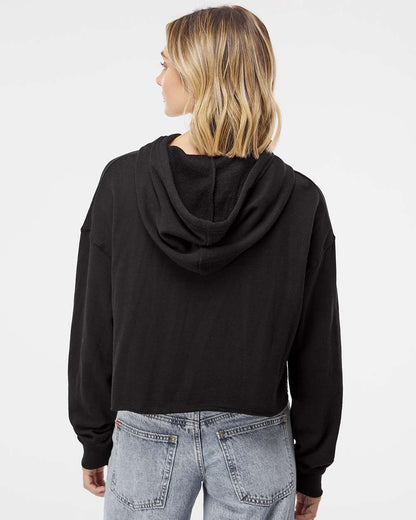 WomenÃ‚â€™s Lightweight Crop Hooded Sweatshirt