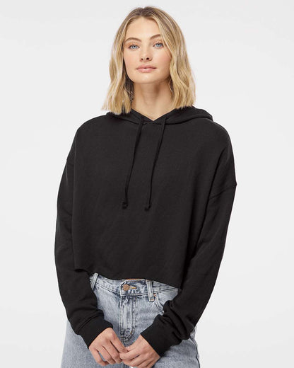 WomenÃ‚â€™s Lightweight Crop Hooded Sweatshirt