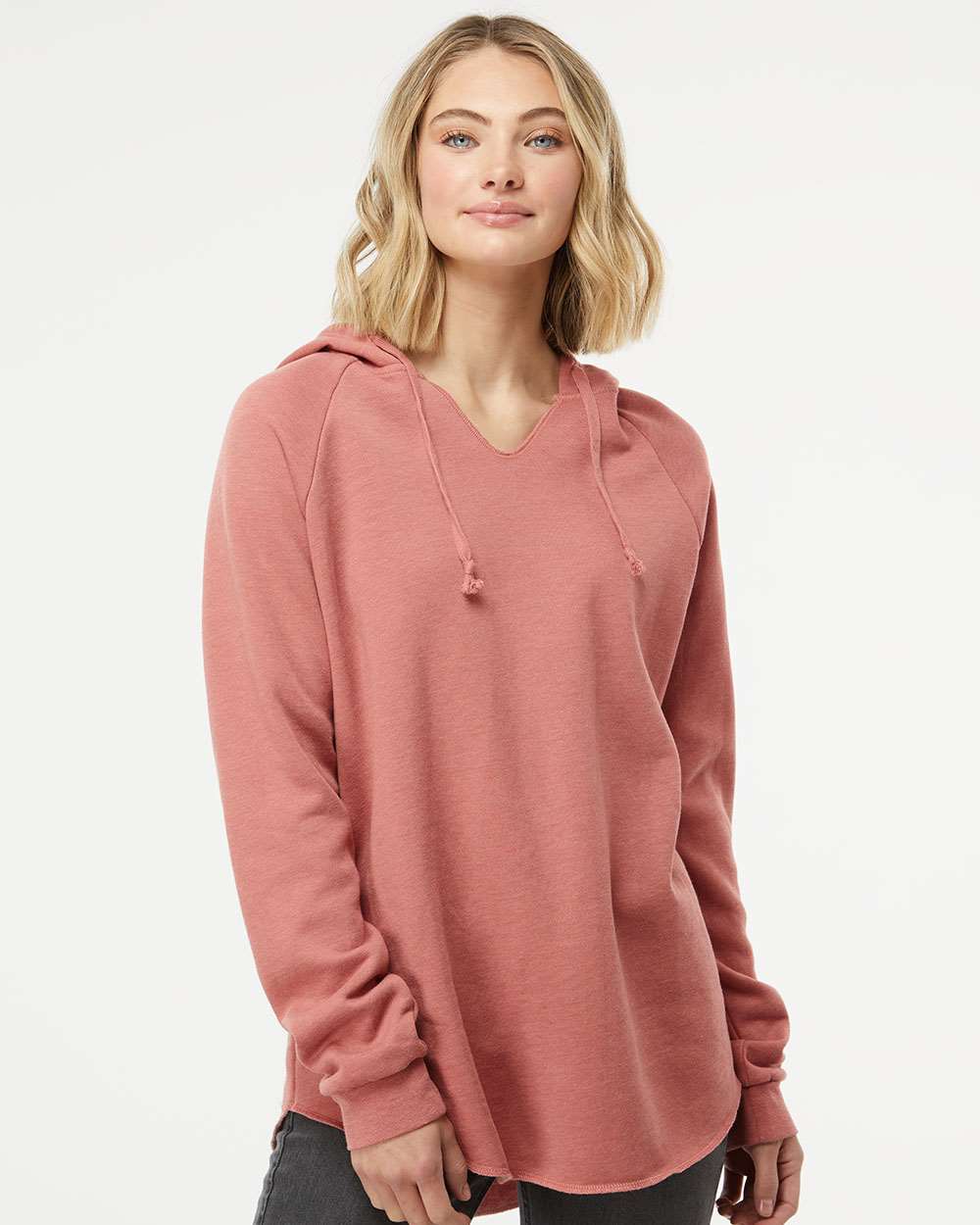 WomenÃ‚â€™s Lightweight California Wave Wash Hooded Sweatshirt
