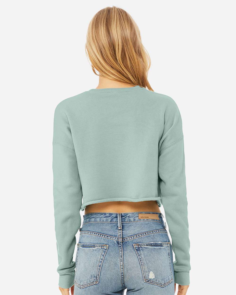 Women's Crop Fleece Crewneck Sweatshirt