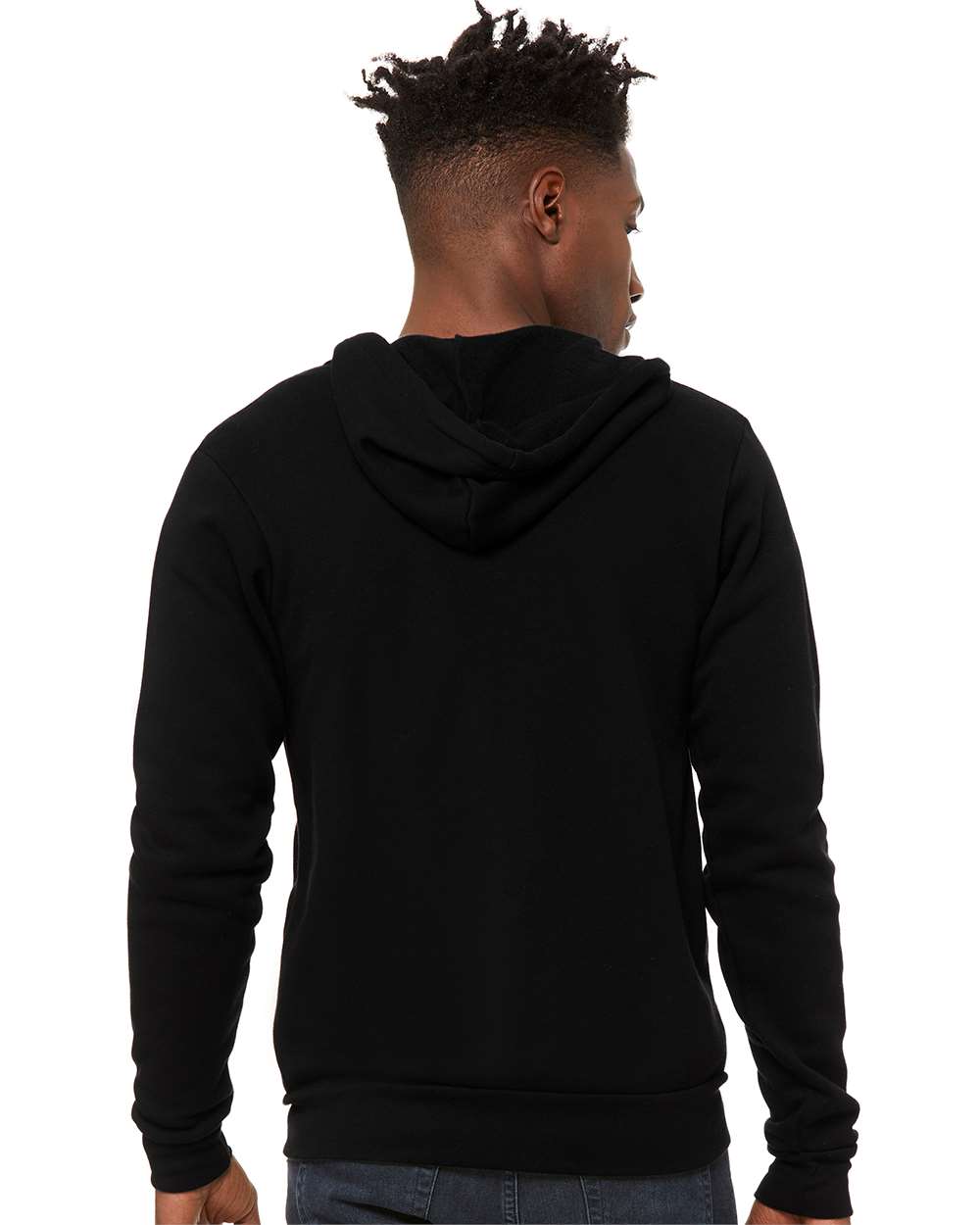 Unisex Sponge Fleece Full-Zip Hoodie Sweatshirt