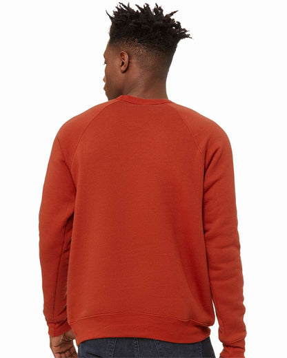 Unisex Sponge Fleece Raglan Crewneck Sweatshirt