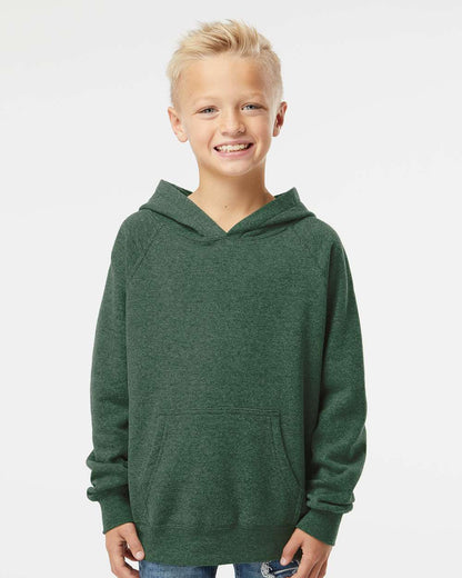 Youth Lightweight Special Blend Raglan Hooded Sweatshirt