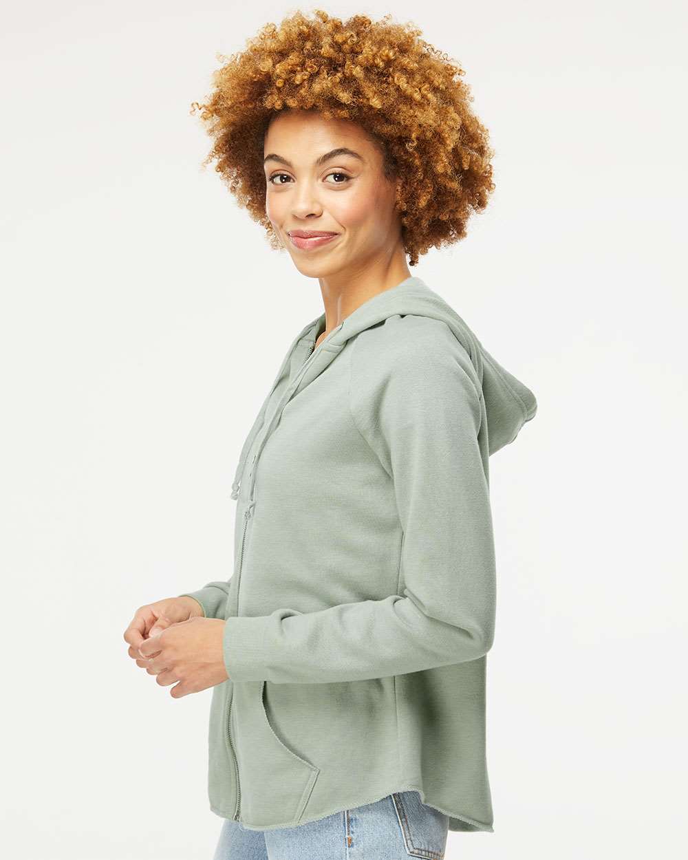 Women's California Wave Wash Full-Zip Hooded Sweatshirt
