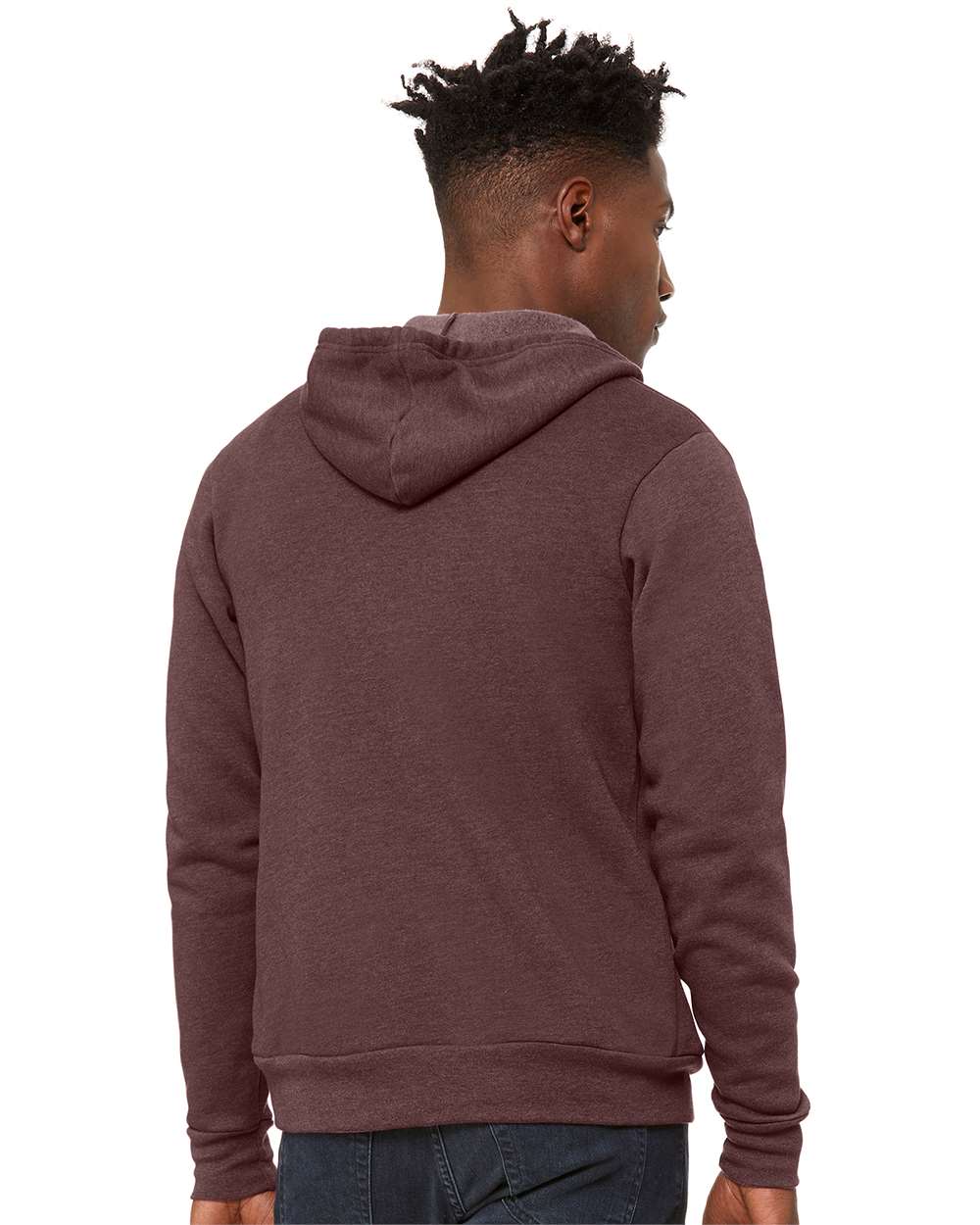 Unisex Sponge Fleece Full-Zip Hoodie Sweatshirt