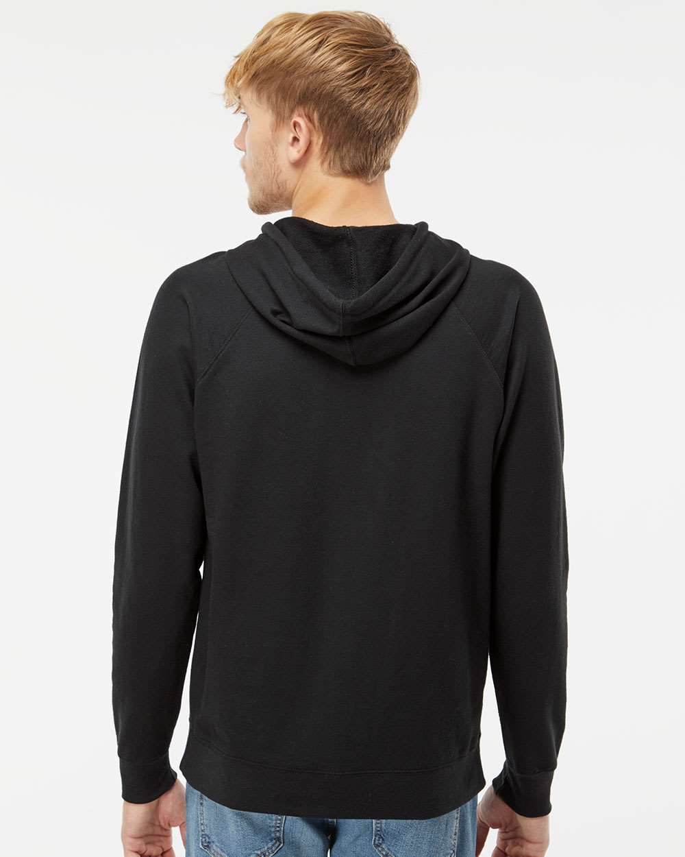 Unisex Icon Lightweight Loopback Terry Hooded Sweatshirt