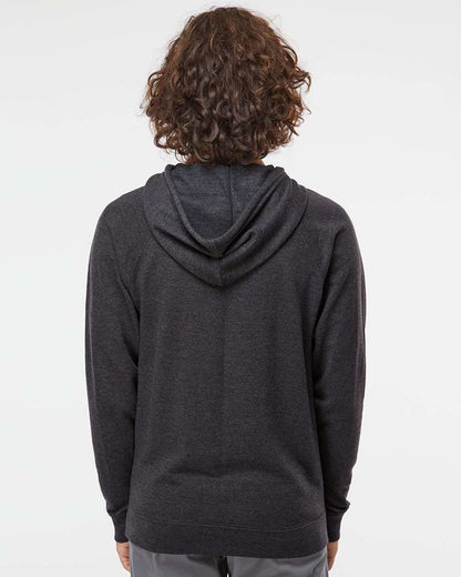 Unisex Icon Lightweight Loopback Terry Hooded Sweatshirt