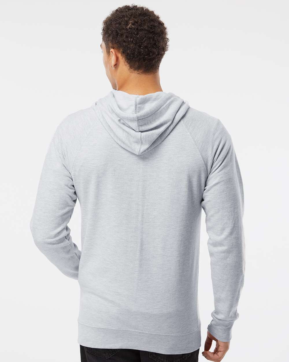 Unisex Icon Lightweight Loopback Terry Hooded Sweatshirt