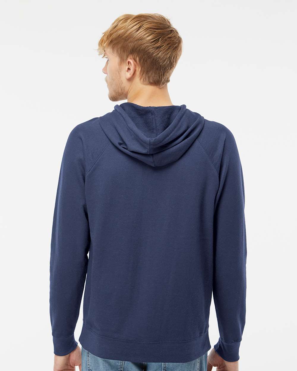Unisex Icon Lightweight Loopback Terry Hooded Sweatshirt