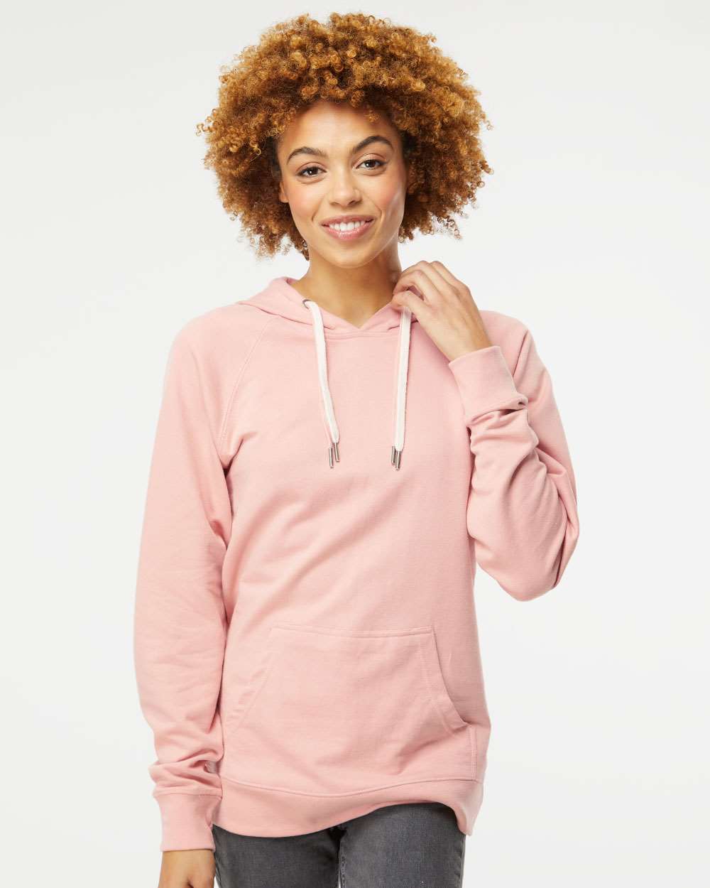 Unisex Icon Lightweight Loopback Terry Hooded Sweatshirt