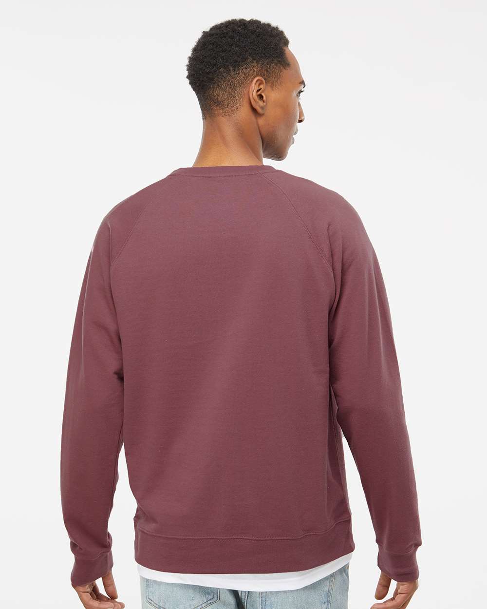 Unisex Icon Lightweight Loopback Terry Crewneck Sweatshirt