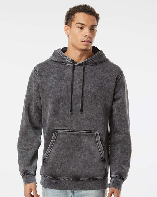Unisex Midweight Mineral Wash Hooded Sweatshirt