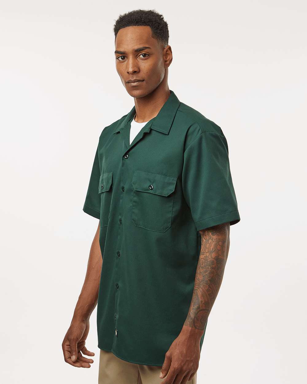 Men's Tall Short Sleeve Work Shirt