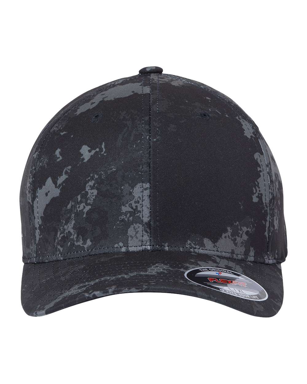 Flexfit Unisex Veil Camo Baseball Cap, Poseidon, Large-X-Large
