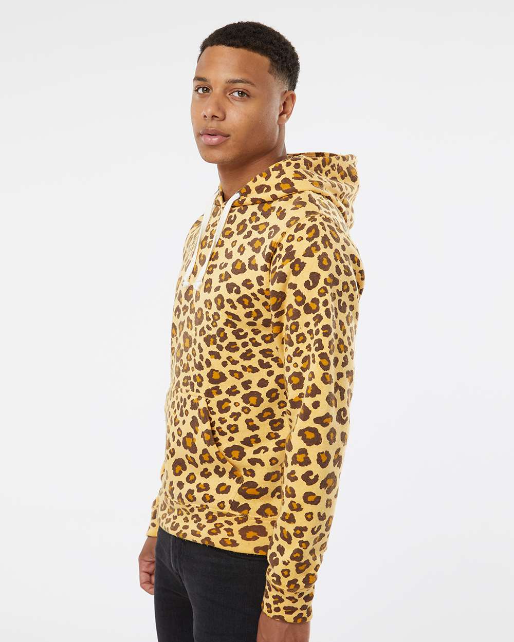 Men's Triblend Fleece Hooded Sweatshirt
