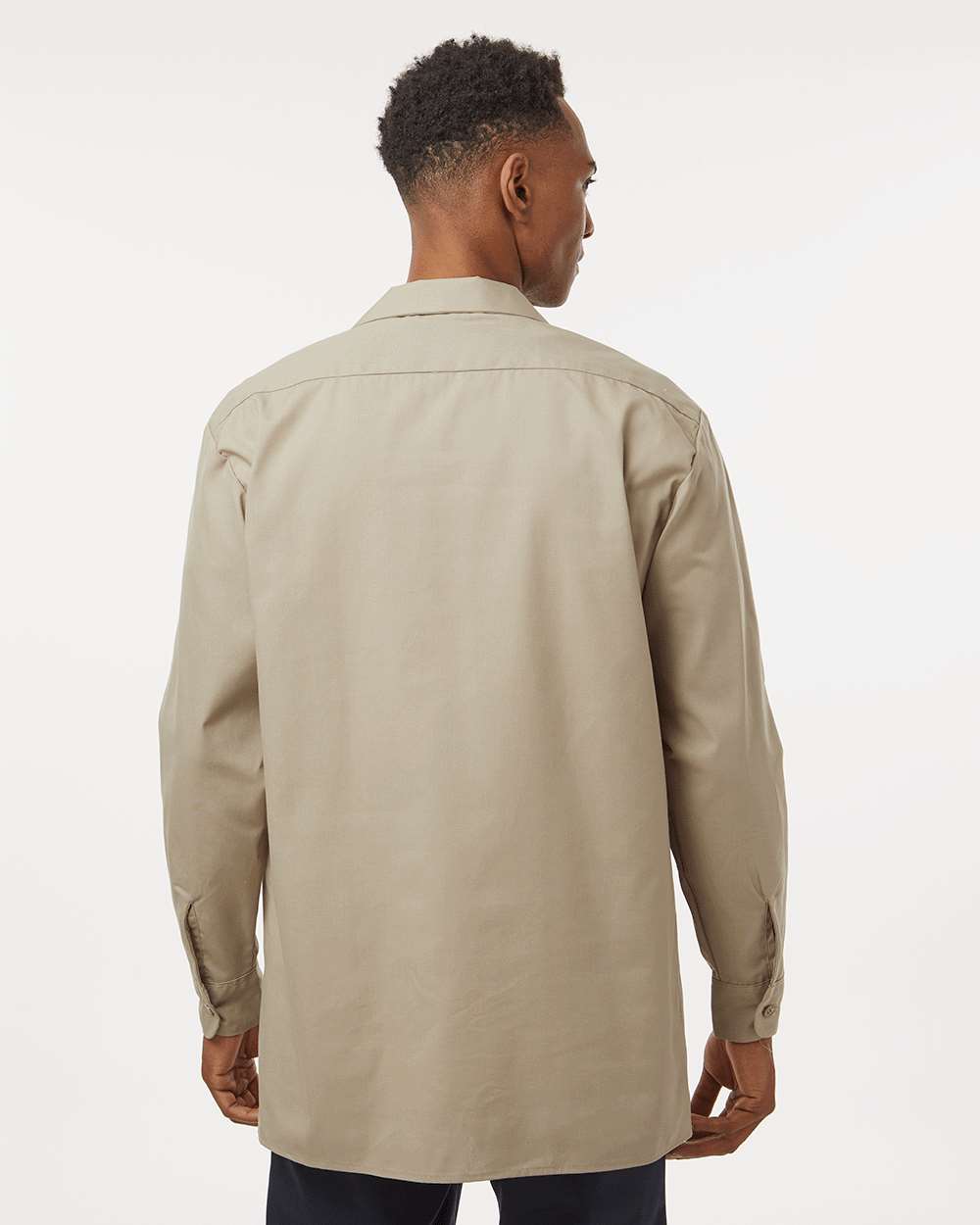 Men's Tall Industrial Long Sleeve Work Shirt