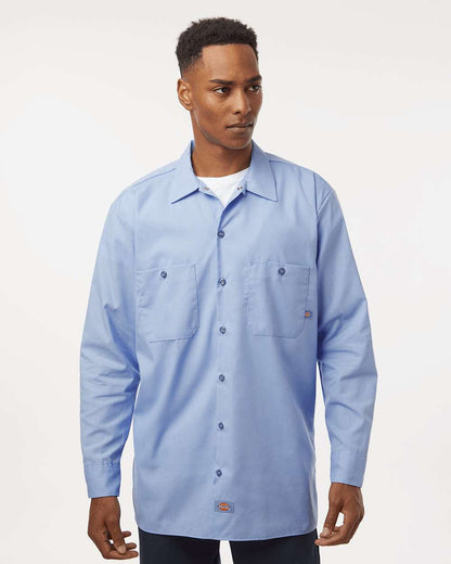 Men's Tall Industrial Long Sleeve Work Shirt