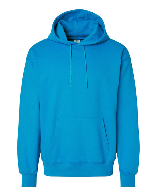 Adult 9.7 oz. Ultimate CottonÂ® 90/10 Pullover Hooded Sweatshirt Teal