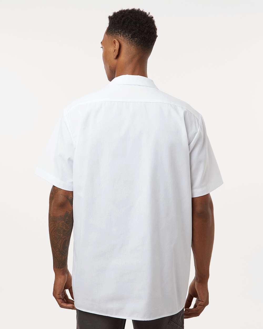 Men's Tall Industrial Short Sleeve Work Shirt