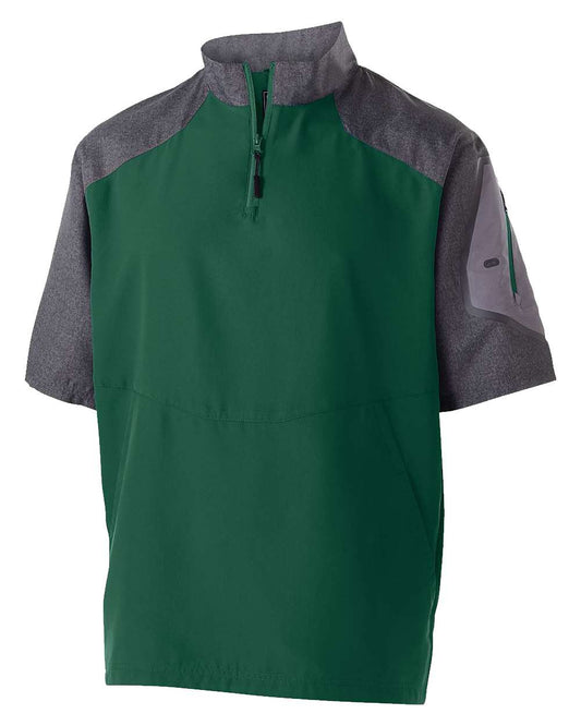 Holloway Men's Standard Raider Short Sleeve Pullover, Forest Green, 3X-Large