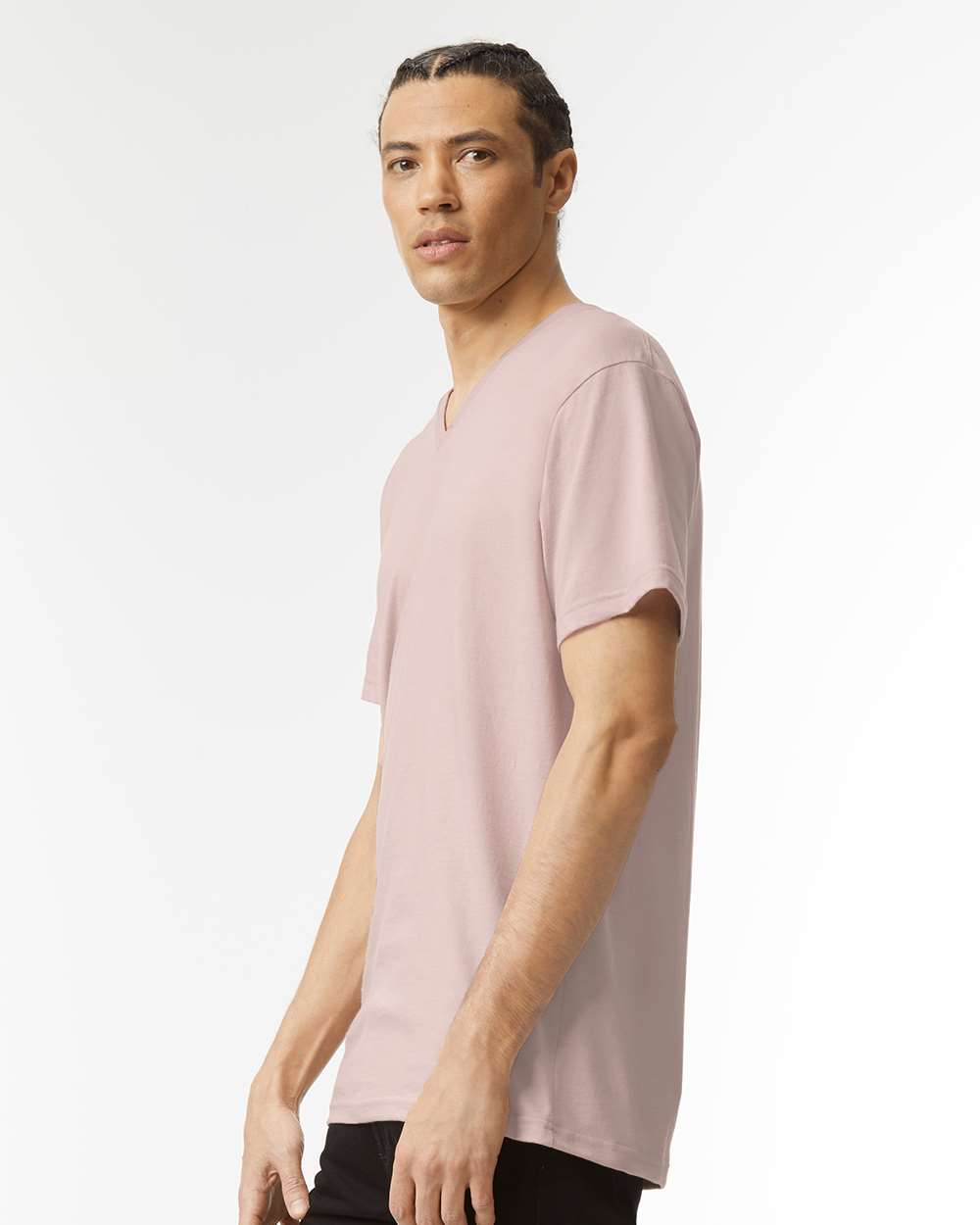 Unisex CVC V-Neck Tee