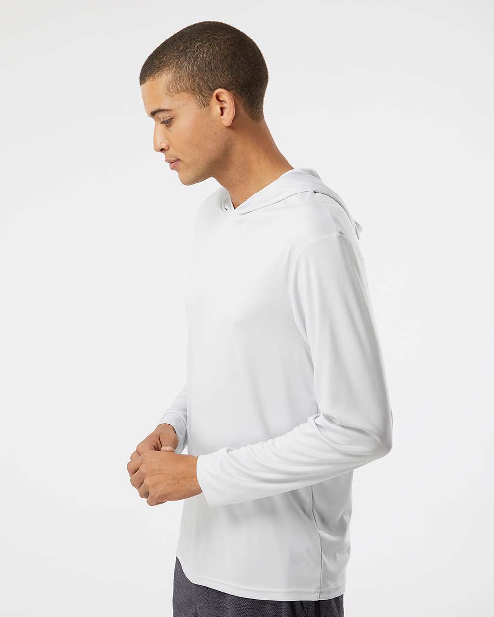 Unisex Bahama Performance Hooded Long Sleeve T-Shirt