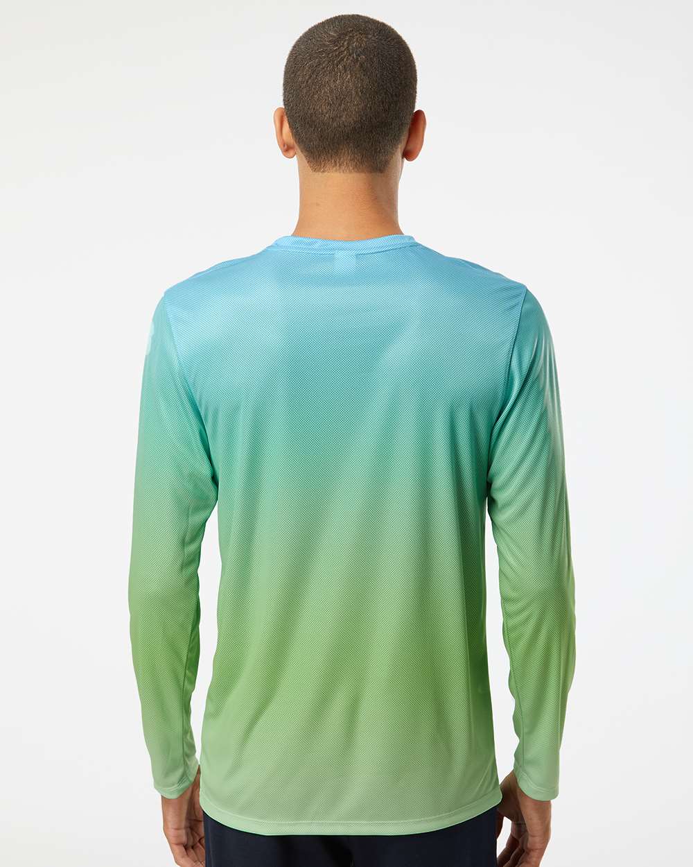 Unisex Barbados Performance Pin Dot Long Sleeve T-Shirt