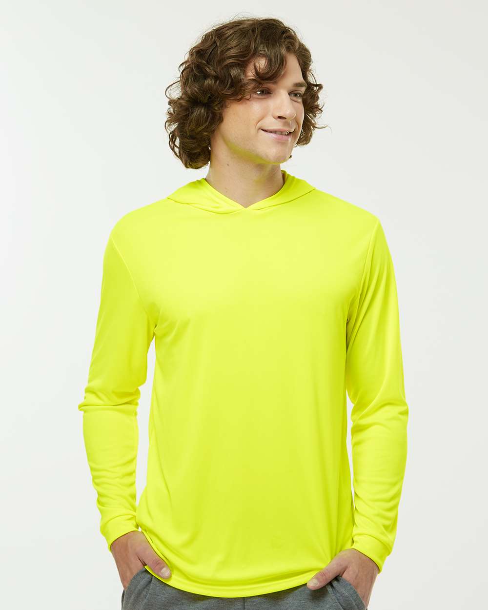 Unisex Bahama Performance Hooded Long Sleeve T-Shirt