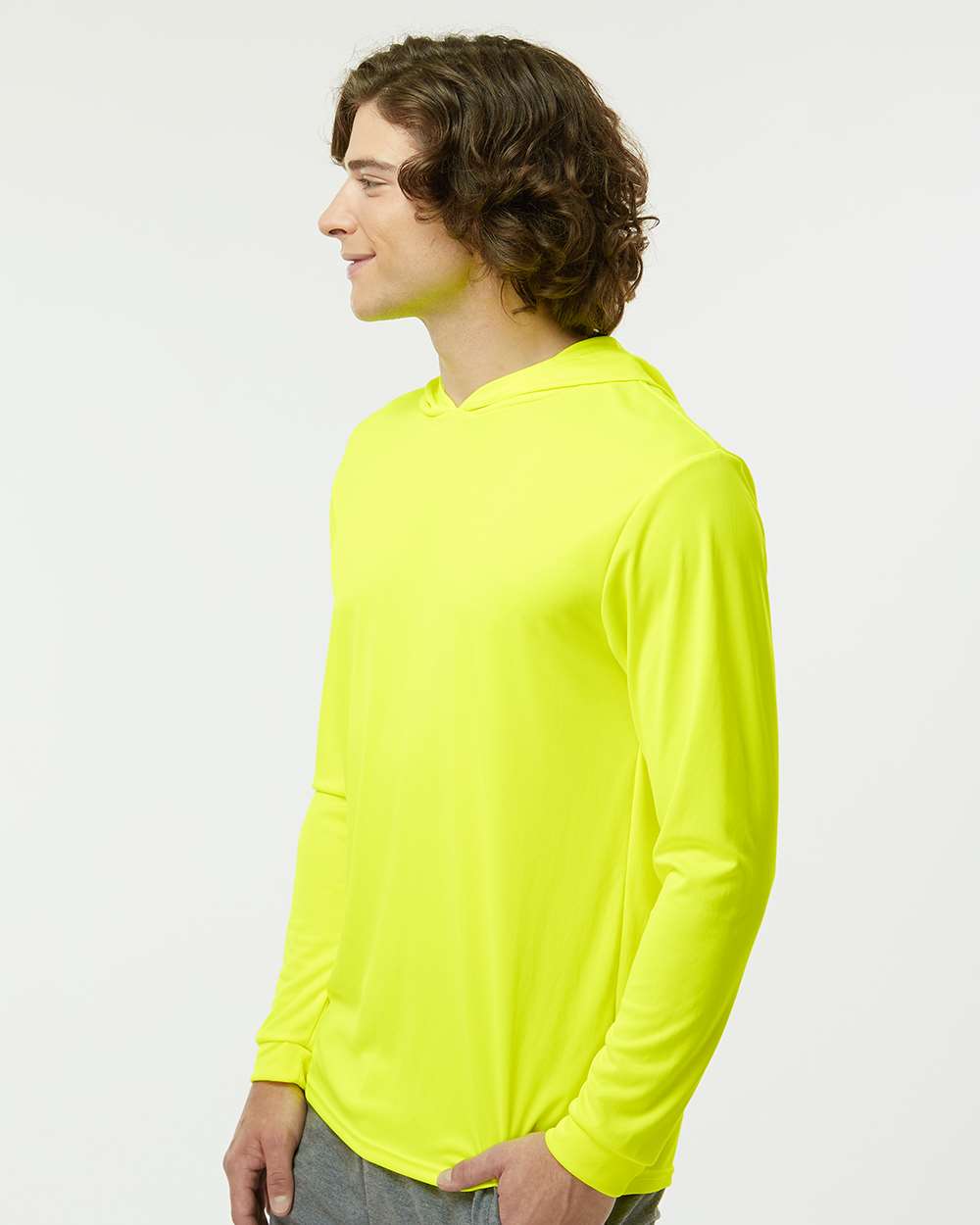 Unisex Bahama Performance Hooded Long Sleeve T-Shirt